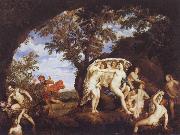 Albani Francesco Diana and Actaeon oil painting